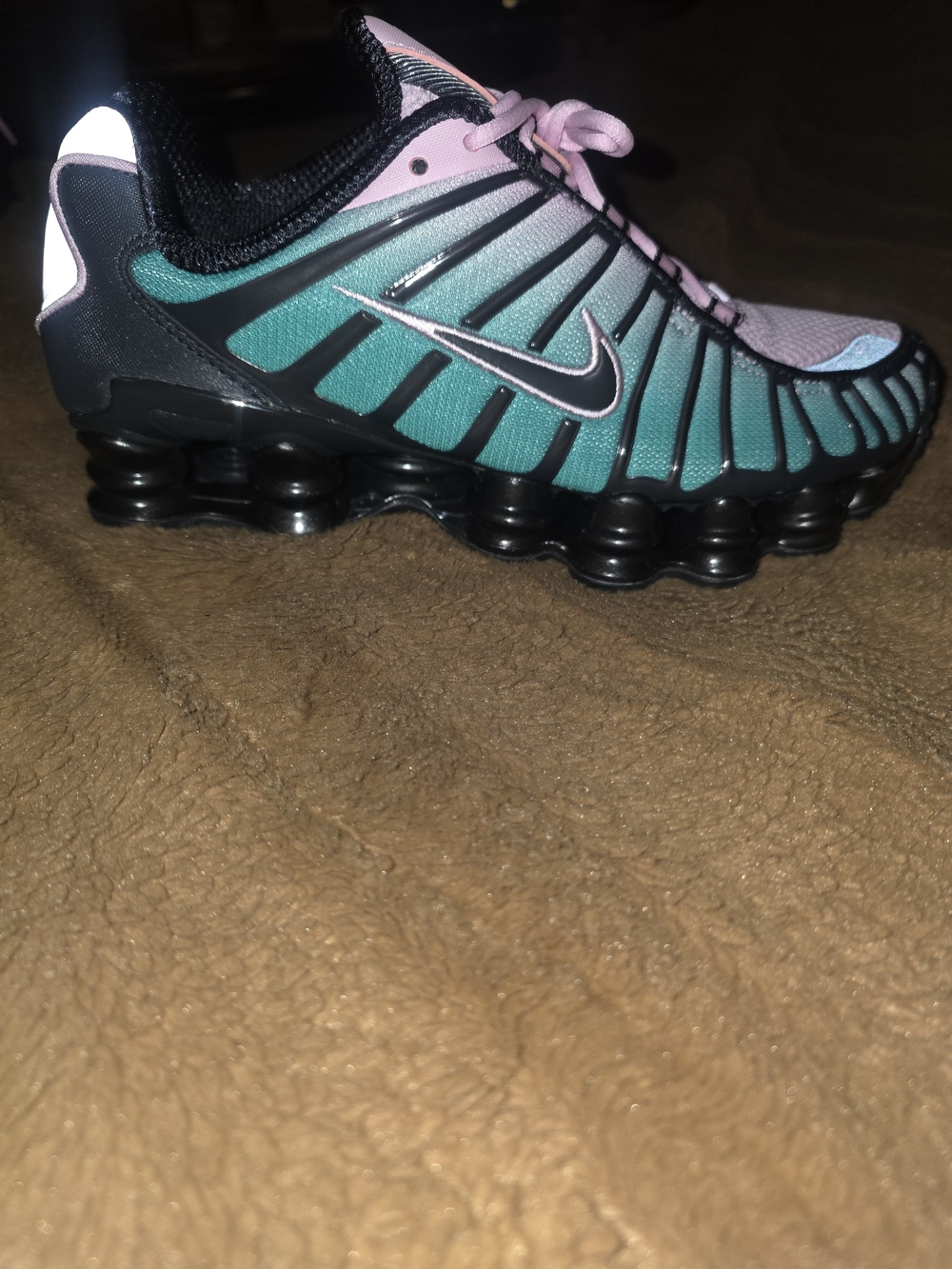 Nike Kids Teal and Pink Runner Sneakers